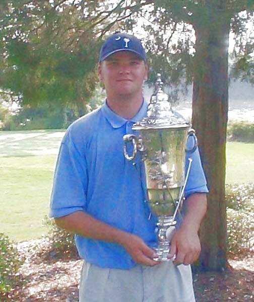 Matt McWilliams Holding 2000 Carolinas Amateur Trophy