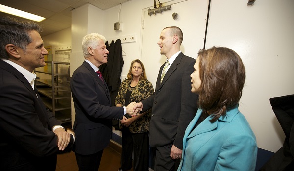 Guy Meeting Bill Clinton