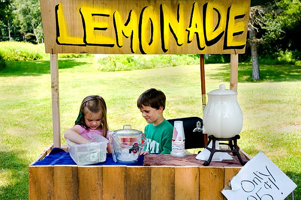 When life hands you lemons, open a lemonade stand