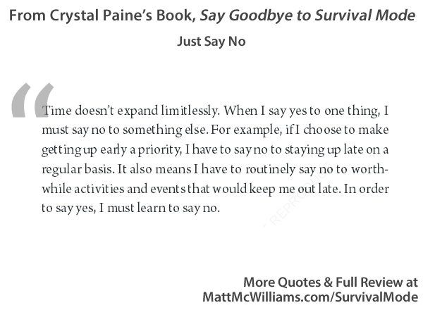 Crystal Paine Time Management