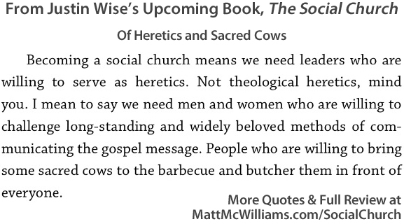 Justin Wise Book, The Social Church
