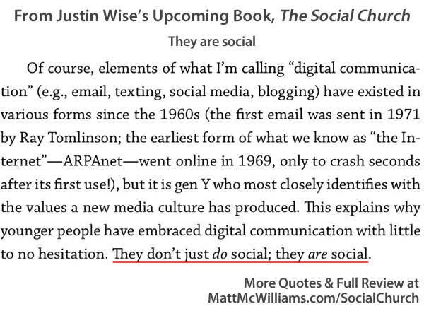 Review of Justin Wise book The Social Church