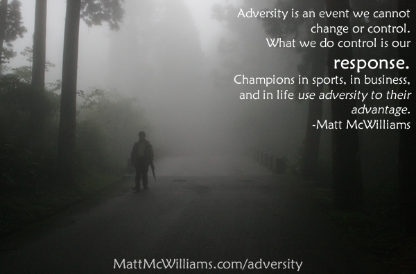 Overcoming adversity quote