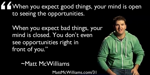 Expect Good Things Quote