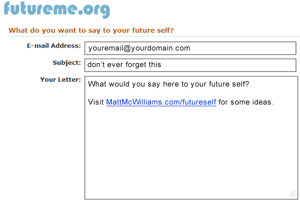 FutureMe.Org Email