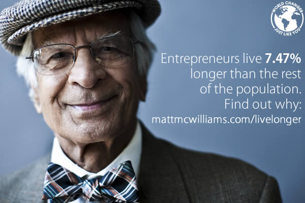 Why Entrepreneurs Live Longer