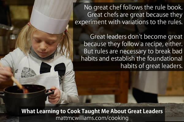 Learning to cook