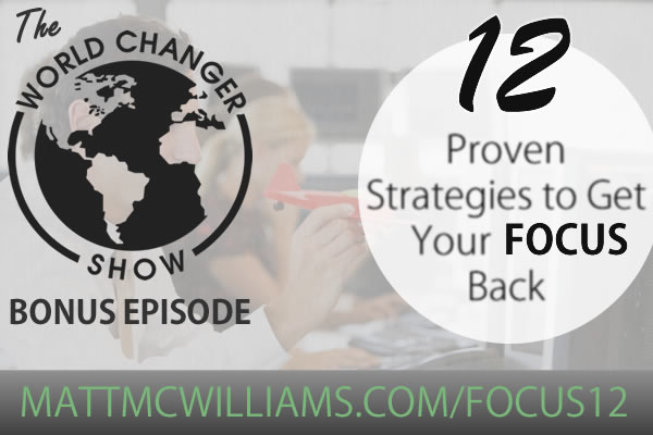 How to get your focus back and refocus