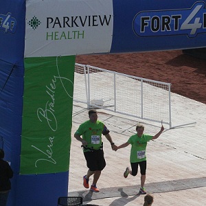 Matt and Tara McWilliams Running Half Marathon
