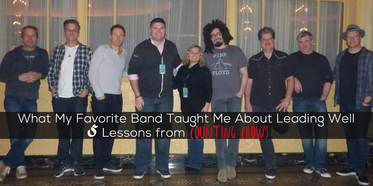 Leadership lessons from the band Counting Crows