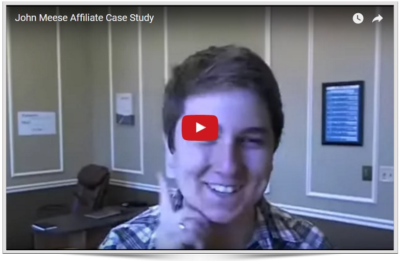 John Meese Case Study on Affiliate Marketing