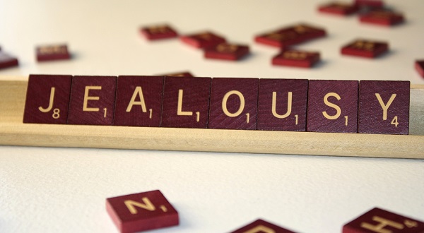 Scrabble Pieces Spelling Jealousy