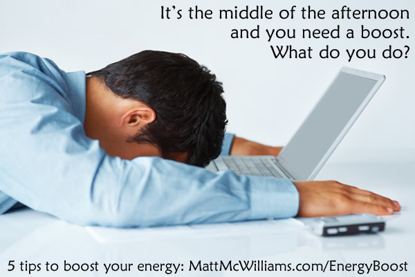 Boost your Energy at Work Boost your Energy at Work
