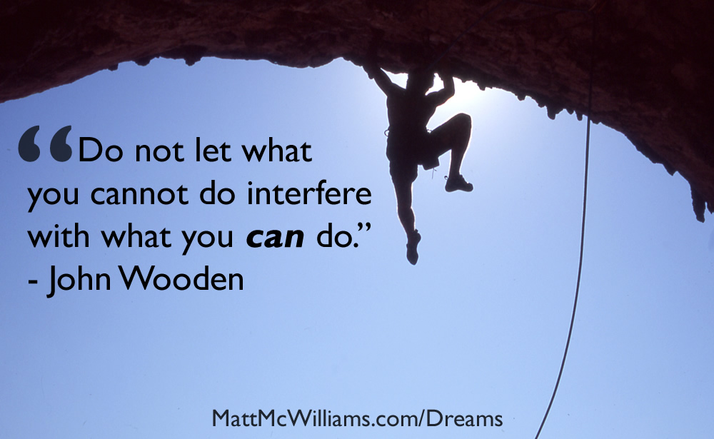 john wooden what you can do quote