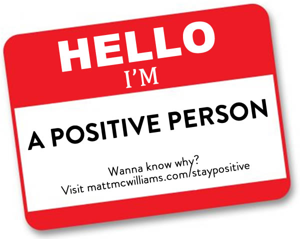 I am a positive person