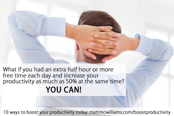 Boost Productivity