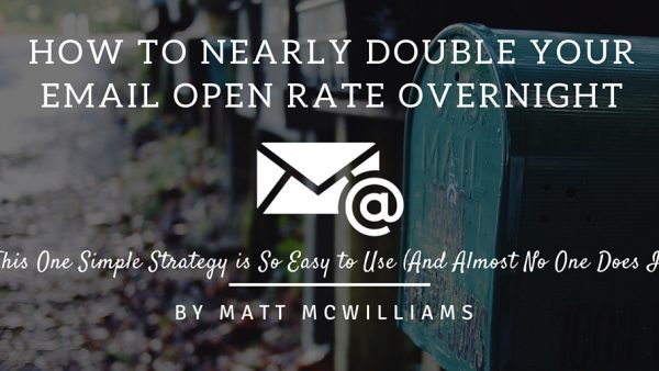 Double your email open rates