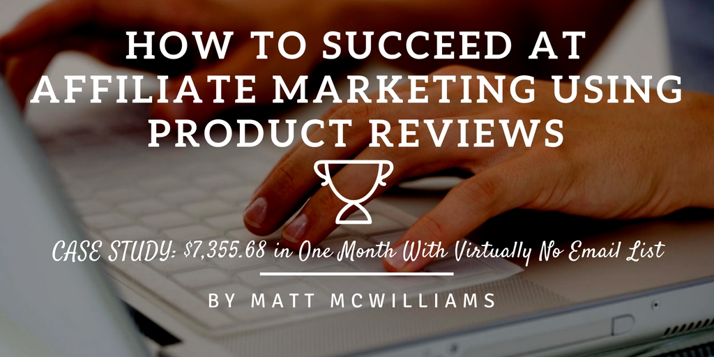 How to do an affiliate product review