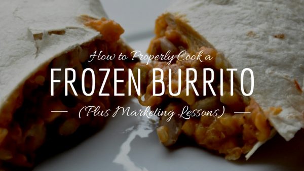 How do you cook a frozen burrito? Steam it!