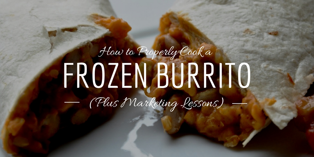 How do you cook a frozen burrito? Steam it!