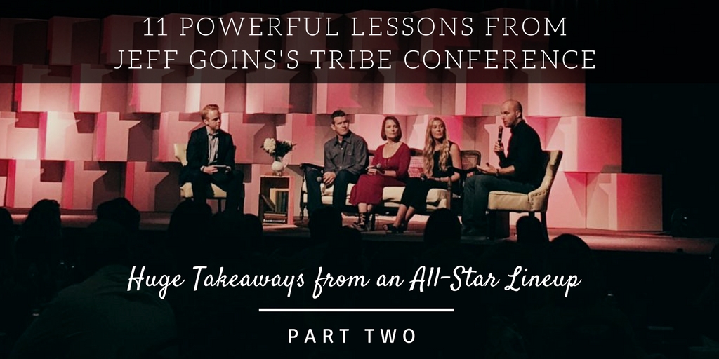 Speakers at Jeff Goins' Tribe Conference