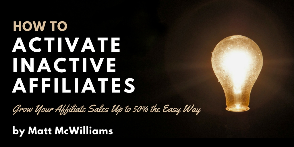 Emails to activate affiliates in a launch