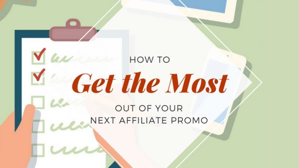 Checklist for affilite marketing promotions
