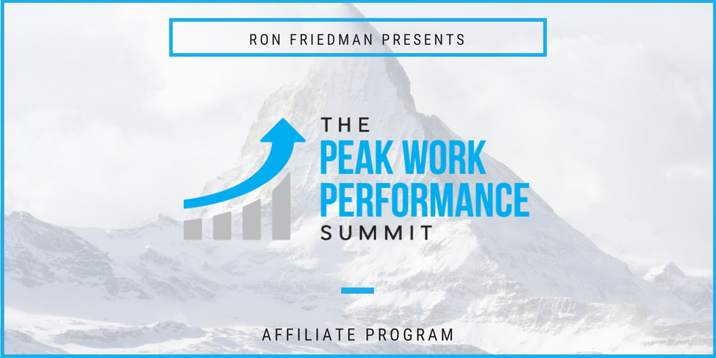 Peak Work Performance Summit Affiliate Program