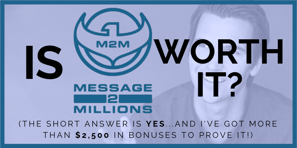 Review of Ted McGrath's Message to Millions course plus bonuses