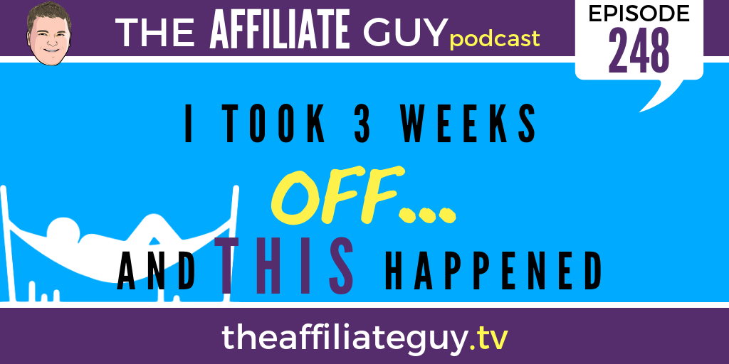 Podcast episode about holiday affiliate promotions