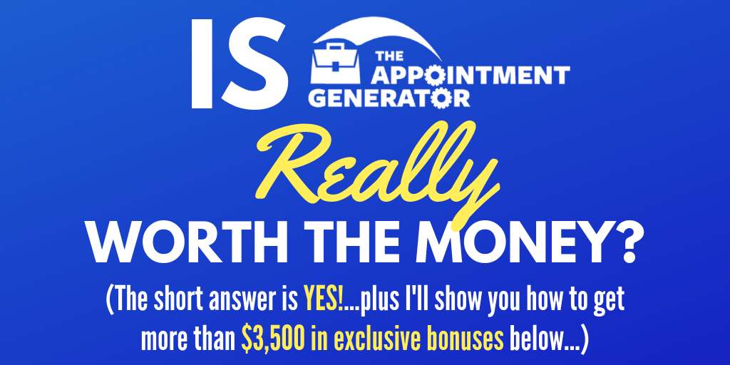 Review of the Appointment Generator by Josh Turner plus bonuses