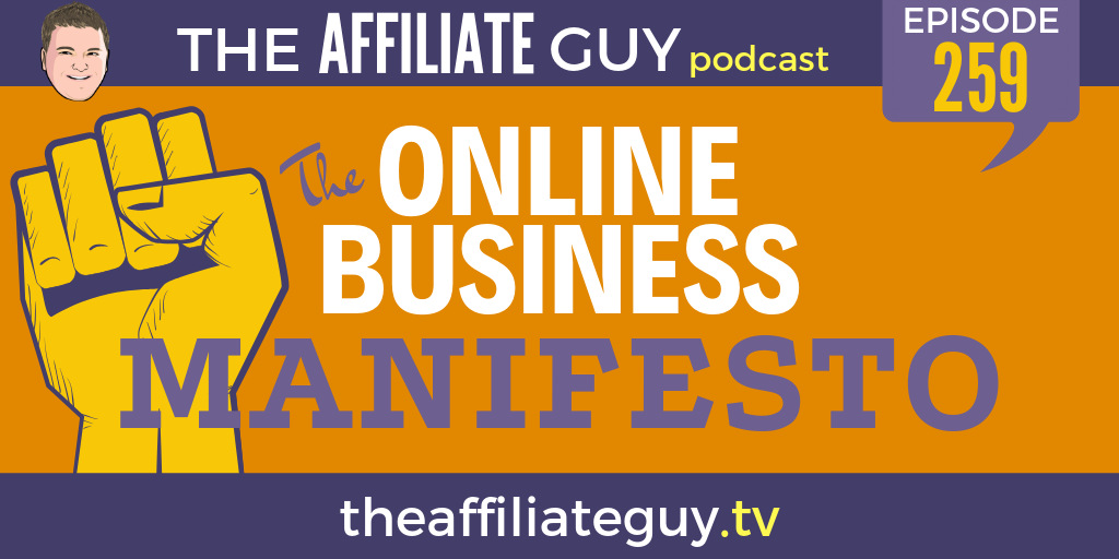 Podcast episode about building your business around affiliate marketing