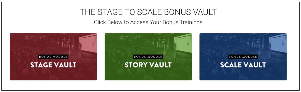 Stage to Scale Bonus Vault - My review