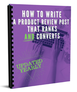 guide on how to write a product review with affiliate marketing