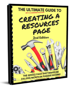 Ultimate Guide to Affiliate Marketing with a resources page