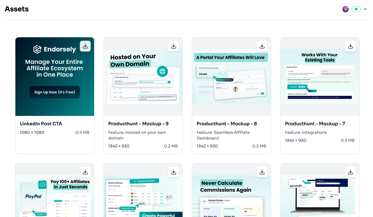 Manage affiliates with endorsely
