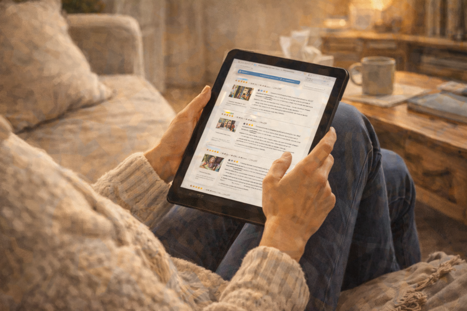 Person planning an affiliate promotion calendar