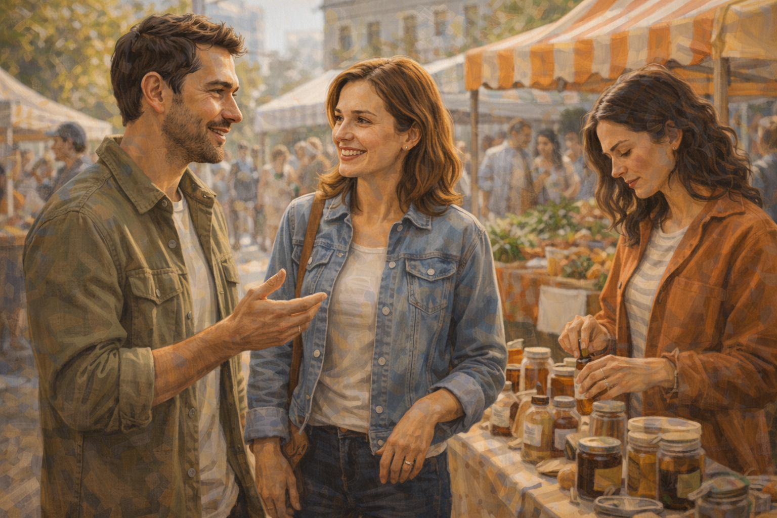 Person confidently standing in their niche environment