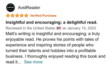 Amazon Review Encouraging