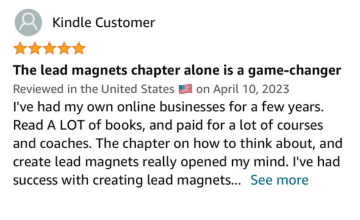 Lead Magnets Chapter Review