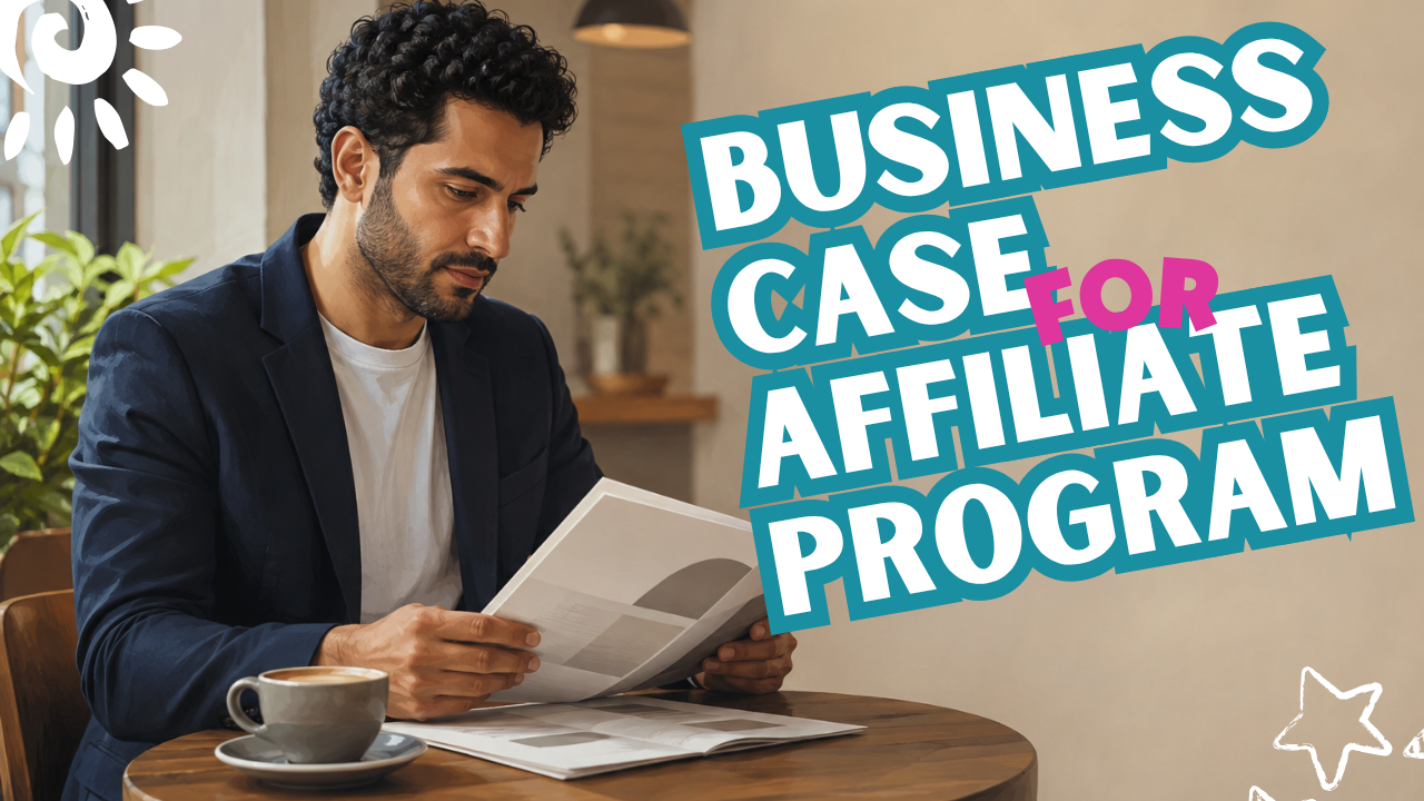 Business owner reviewing a printed proposal at a cafe table