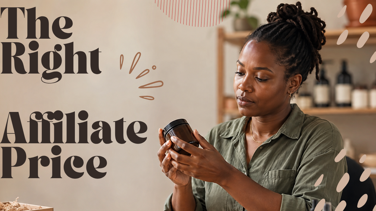 Small business owner holding a product while thinking through its price