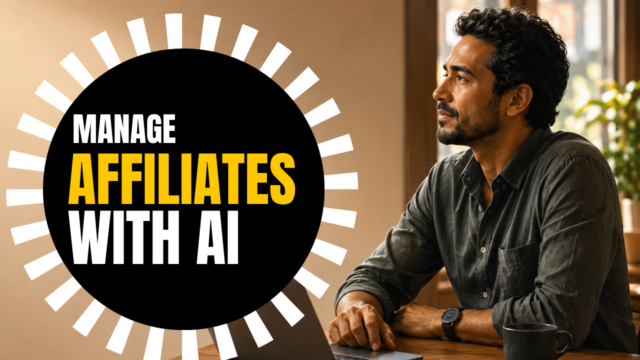 Affiliate manager reviewing an AI recommendation before approving it