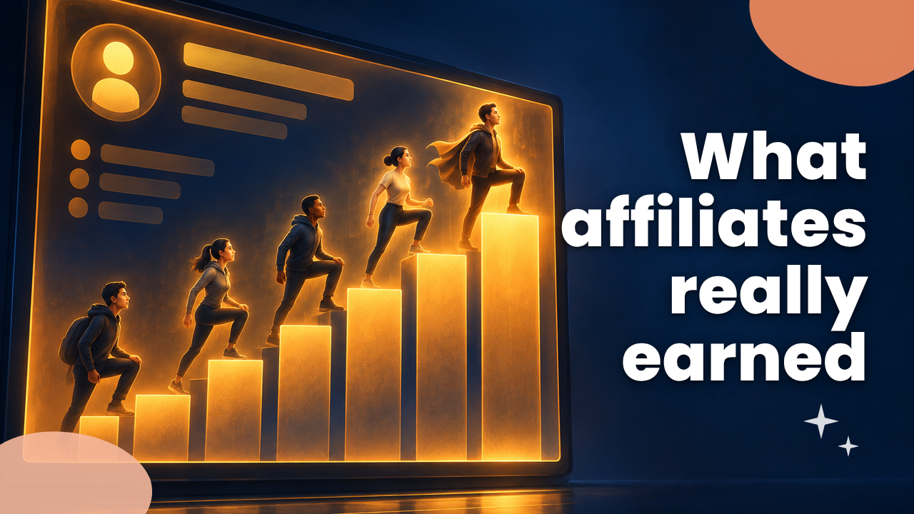 Affiliate leaderboard climbing during a course launch